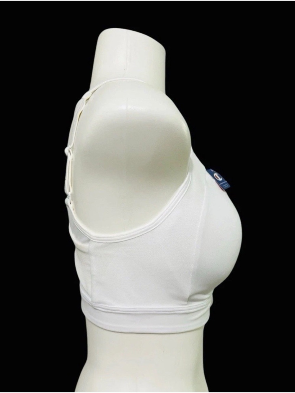 Champion Motion Control Front Zip High Impact Sports Bra White Size 42D - Picture 8 of 10
